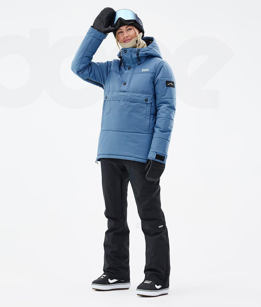 Dope Puffer W Donna Giacche Snowboard Blu Grigie | ITZG3503