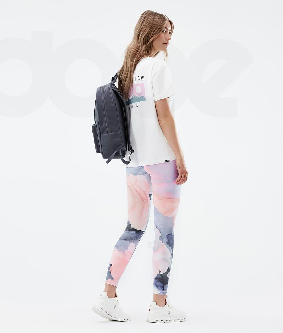 Dope Razor Blot Donna Leggings Rosa Colorate | ITHK3820