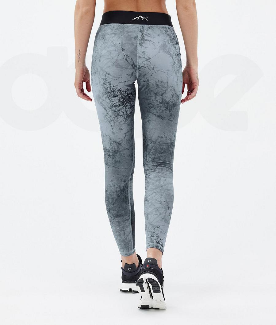 Dope Razor Dirt Donna Leggings Grigie Colorate | ITGL3821