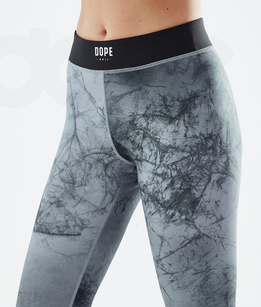 Dope Razor Dirt Donna Leggings Grigie Colorate | ITGL3821