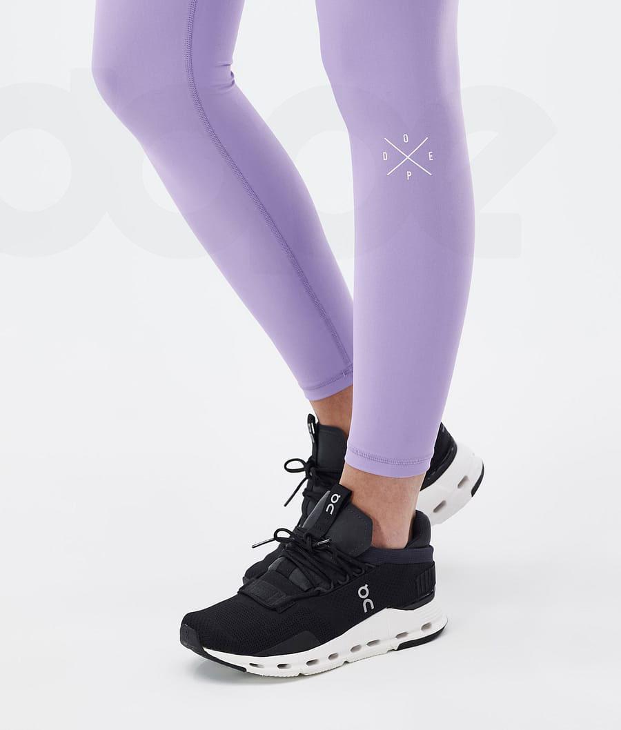 Dope Razor Donna Leggings Viola | ITVD3812