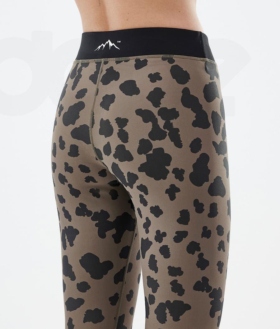 Dope Razor Dots Donna Leggings Marroni | ITFM3822