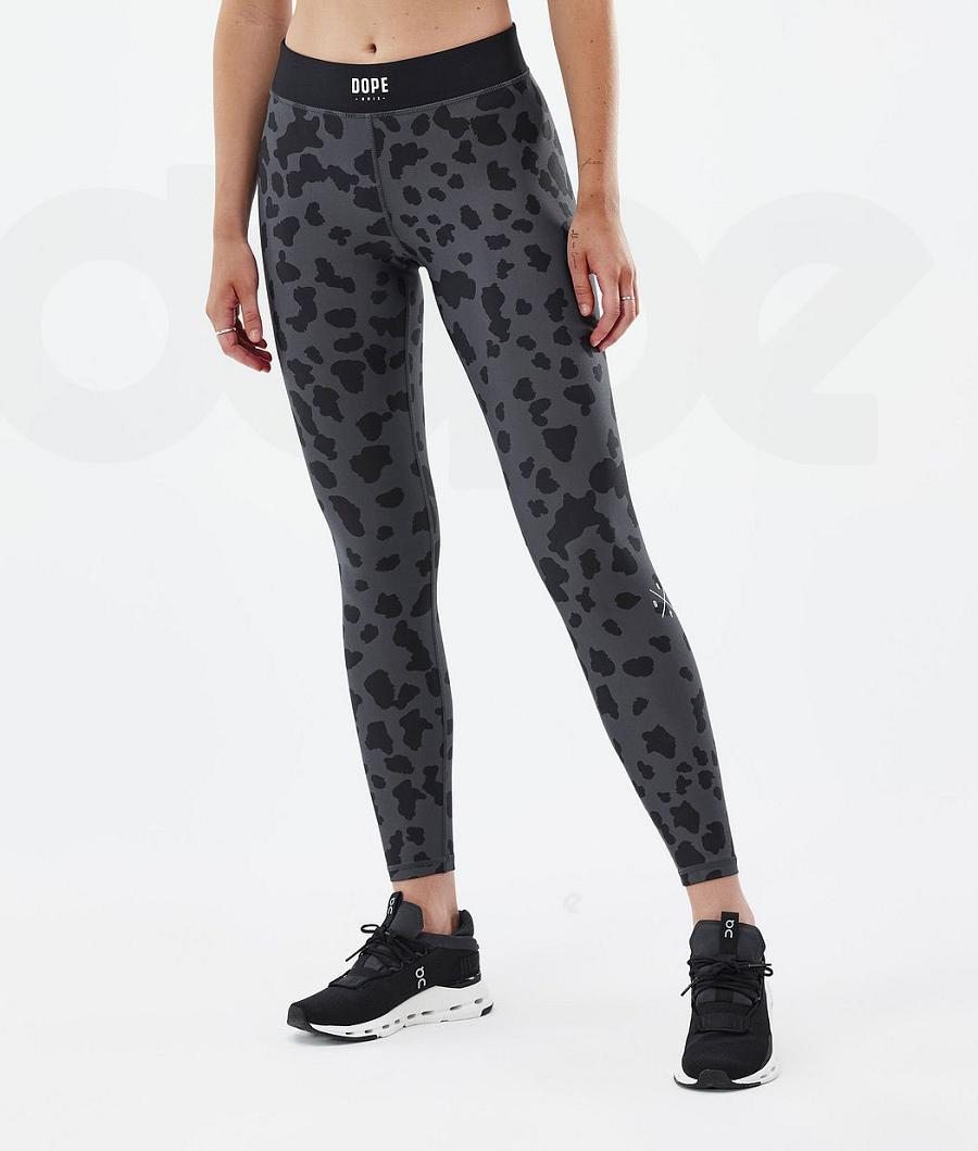 Dope Razor Dots Donna Leggings Nere | ITDN3823