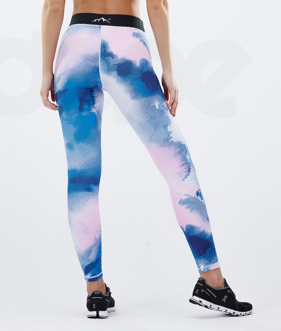 Dope Razor W Donna Leggings Bianche Colorate | ITPQ3826