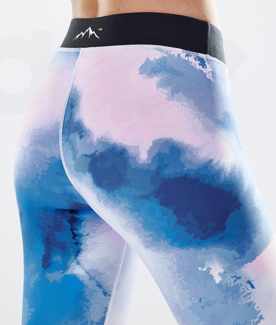 Dope Razor W Donna Leggings Bianche Colorate | ITPQ3826