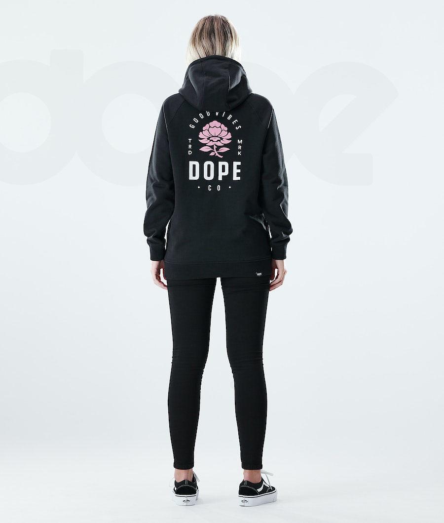 Dope Regular Rose Donna Felpa Con Cappuccio Rosa Nere | ITIS3853