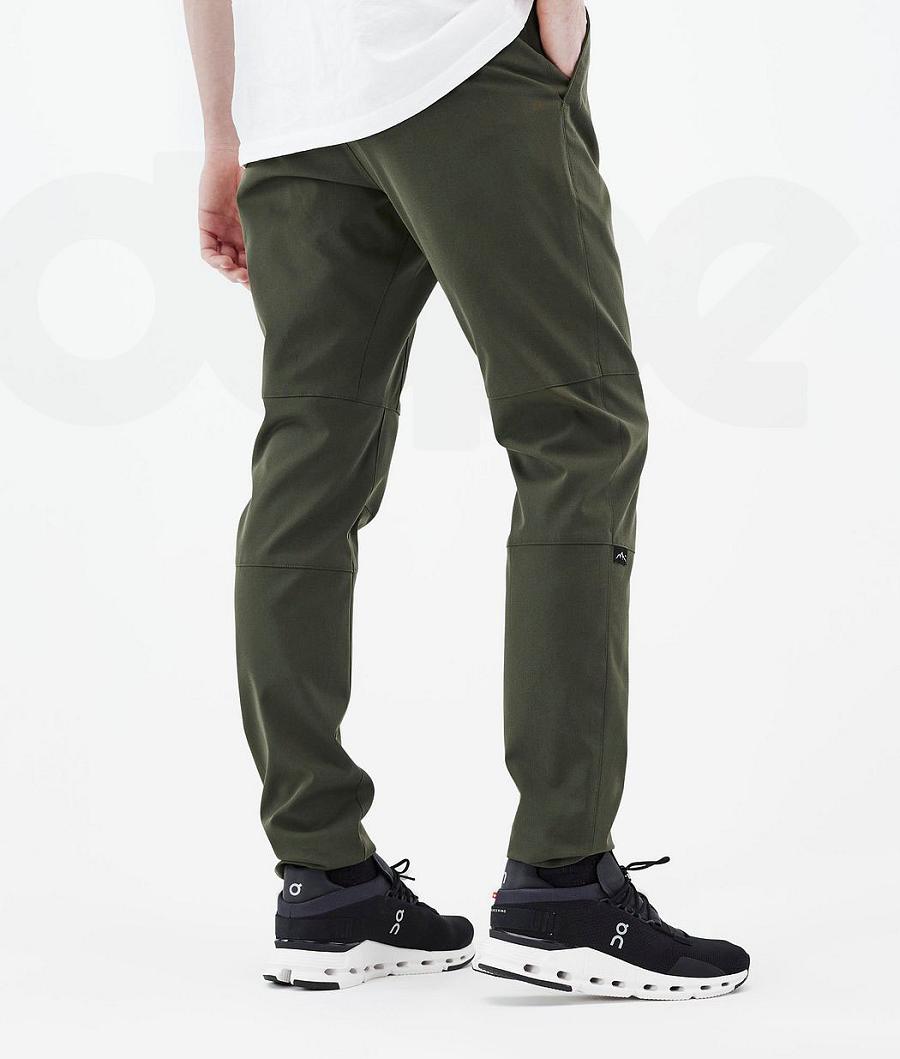 Dope Rover Tech Uomo Pantaloni Outdoor Verde Oliva Verdi | ITCE2687