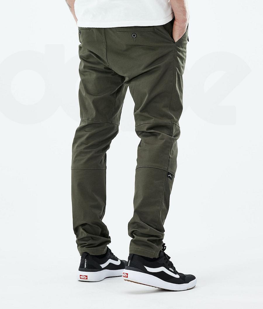 Dope Rover Uomo Pantaloni Outdoor Verde Oliva Verdi | ITMA2683