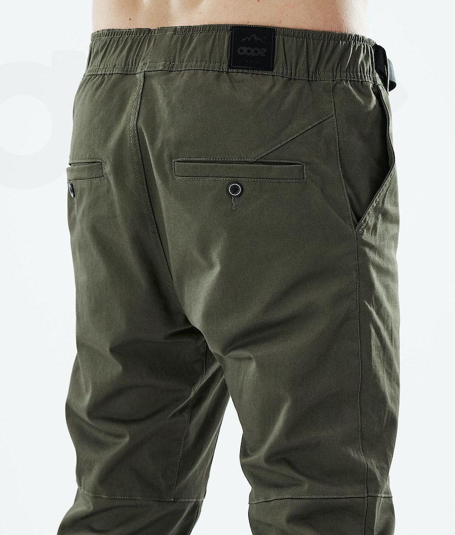 Dope Rover Uomo Pantaloni Outdoor Verde Oliva Verdi | ITMA2683