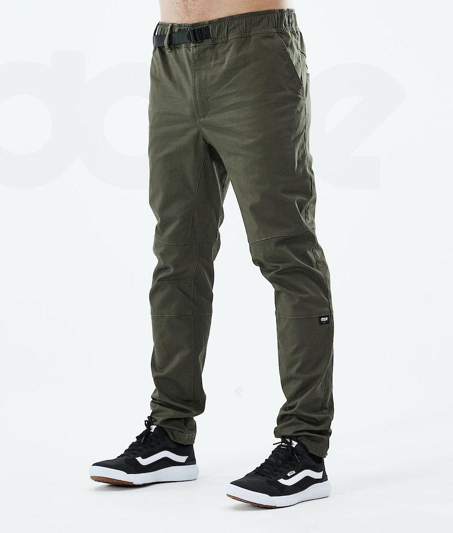 Dope Rover Uomo Pantaloni Outdoor Verde Oliva Verdi | ITMA2683