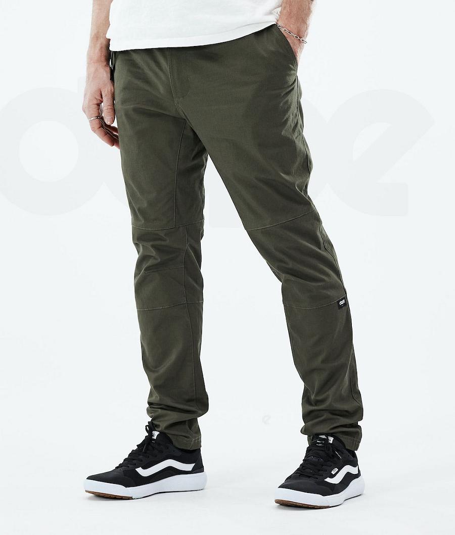 Dope Rover Uomo Pantaloni Outdoor Verde Oliva Verdi | ITMA2683