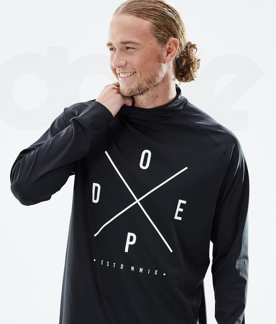 Dope Snuggle 2X-Up 2021 Uomo Maglia Termica Nere | ITHK3067