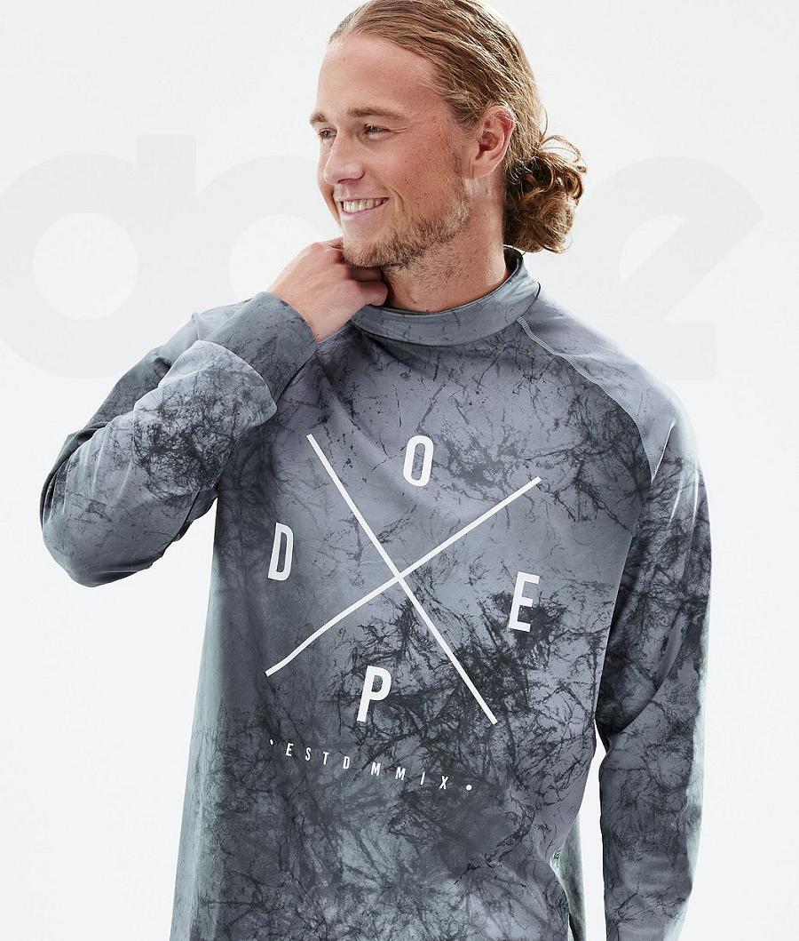 Dope Snuggle 2X-Up Uomo Maglia Termica Argento Grigie | ITTV3060