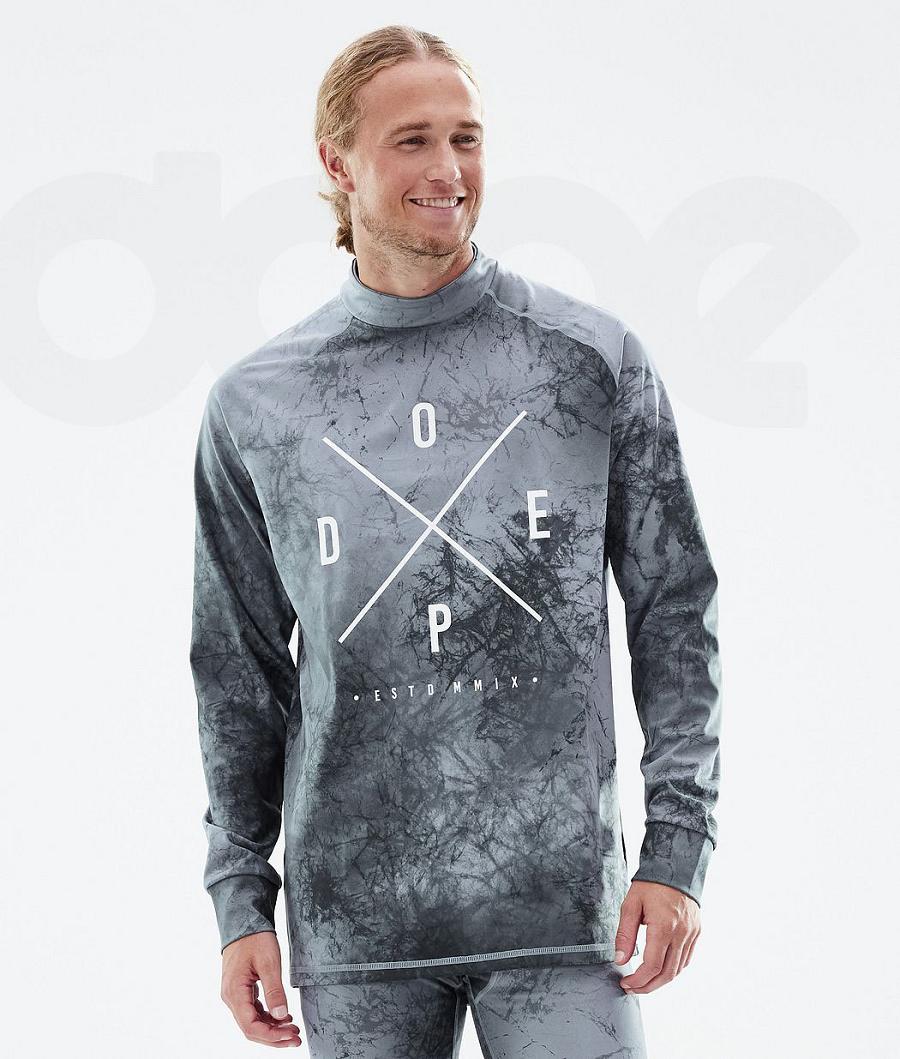 Dope Snuggle 2X-Up Uomo Maglia Termica Argento Grigie | ITTV3060