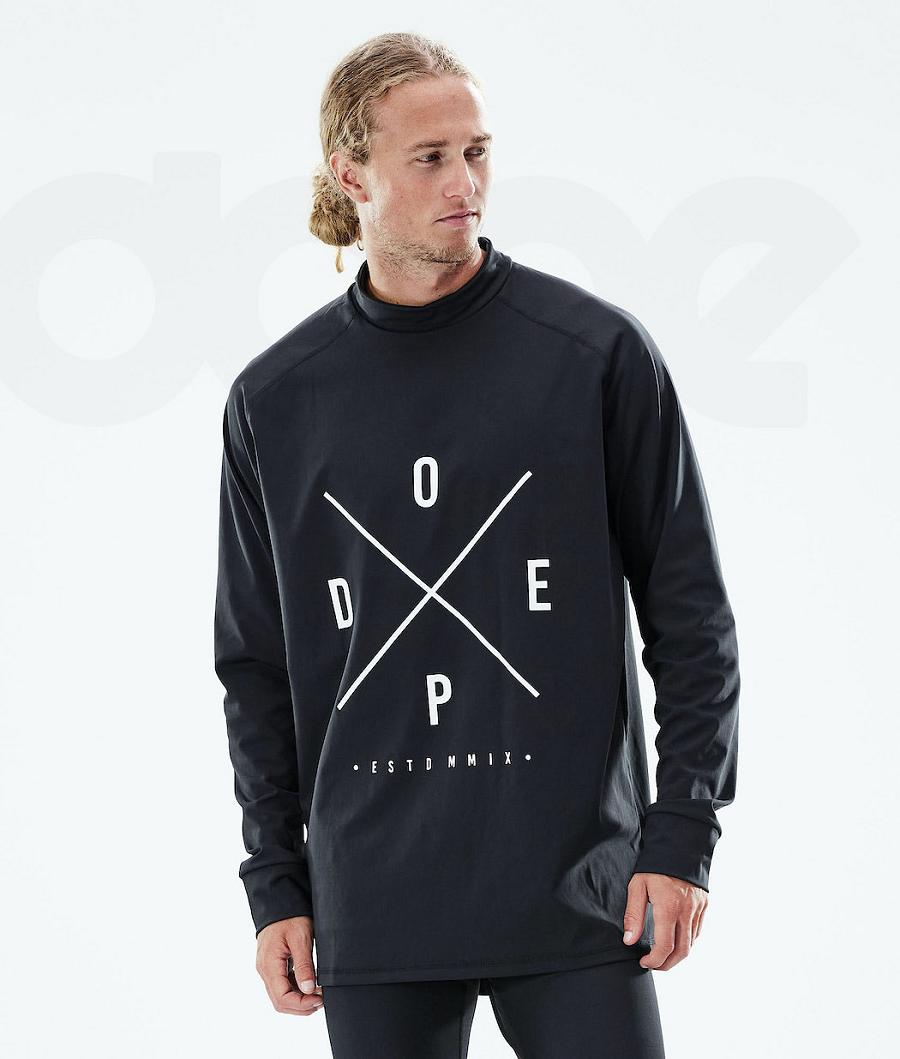 Dope Snuggle 2X-Up Uomo Maglia Termica Nere | ITNB3066