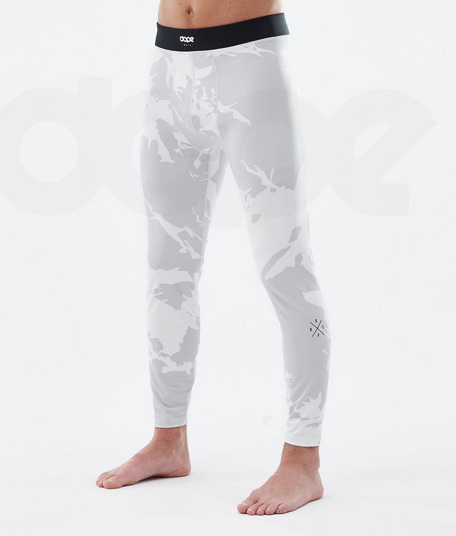 Dope Snuggle 2X-Up Uomo Pantaloni Termici Grigie Camouflage | ITPQ3073