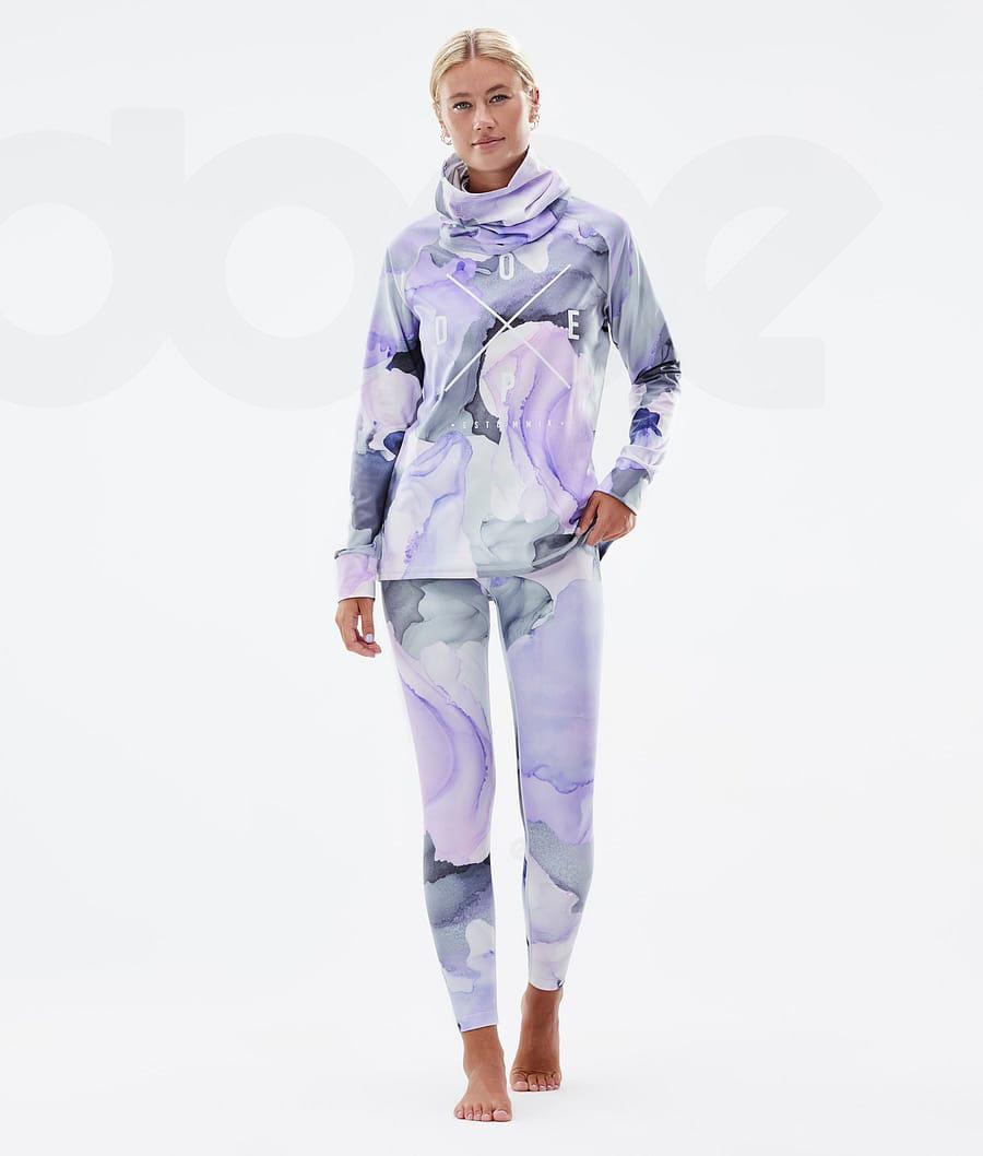 Dope Snuggle W 2X-Up Blot Donna Maglia Termica Viola Colorate | ITGL3898