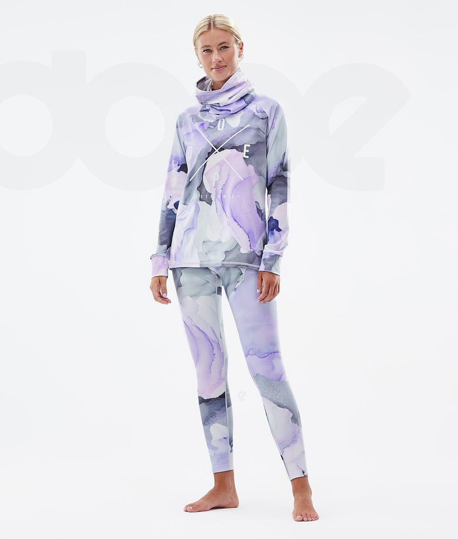 Dope Snuggle W 2X-Up Blot Donna Pantaloni Termici Viola Colorate | ITXF3918