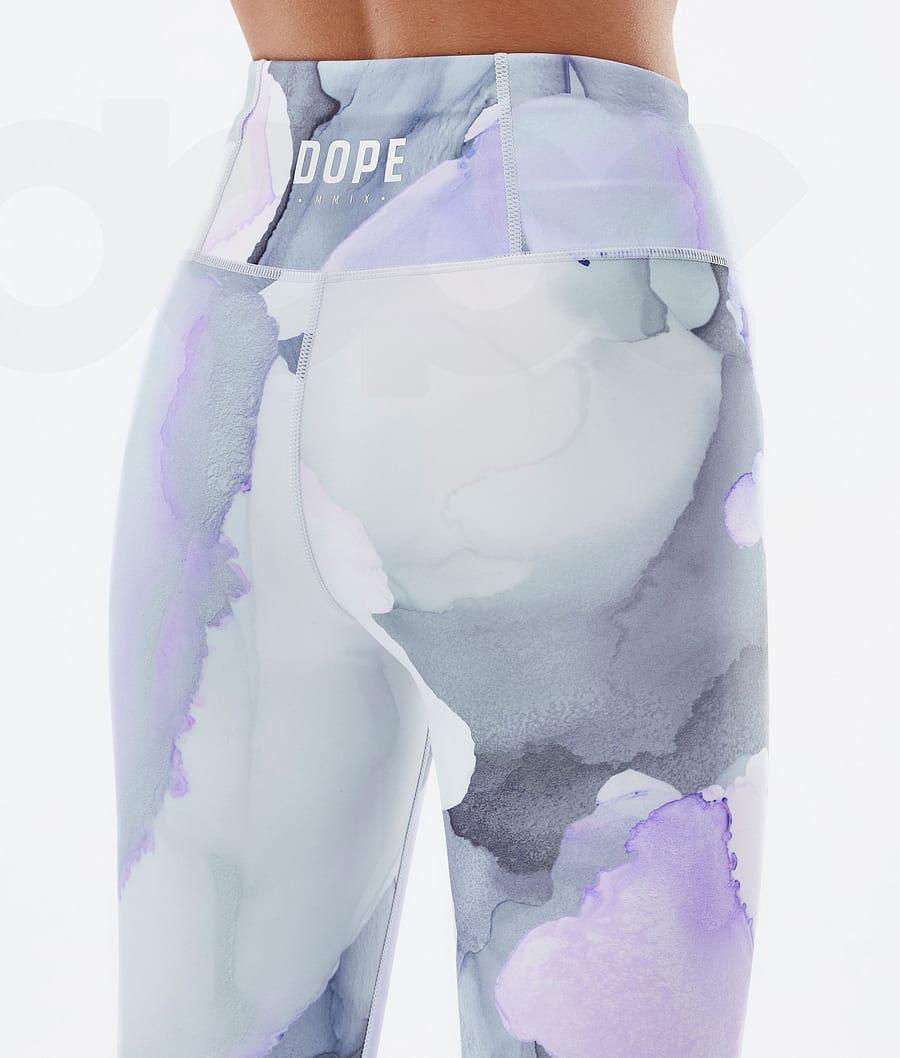 Dope Snuggle W 2X-Up Blot Donna Pantaloni Termici Viola Colorate | ITXF3918