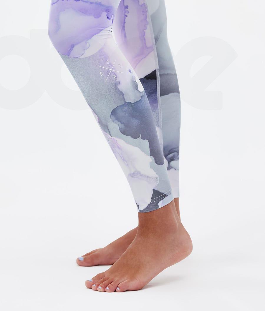 Dope Snuggle W 2X-Up Blot Donna Pantaloni Termici Viola Colorate | ITXF3918