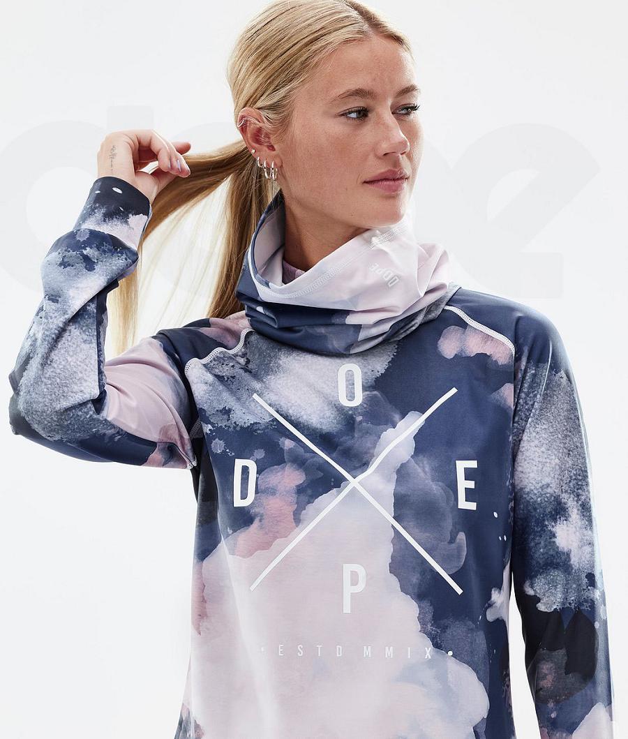 Dope Snuggle W 2X-Up Donna Maglia Termica Rosa Blu | ITGL3891