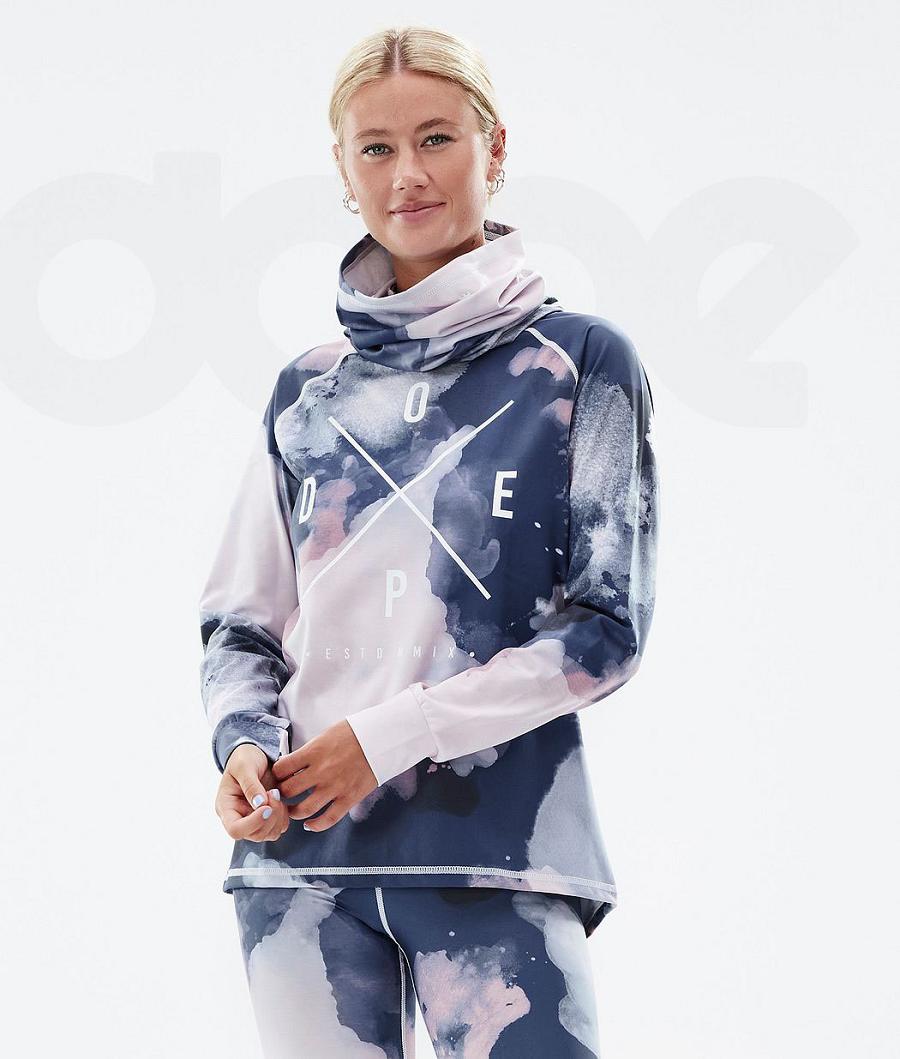 Dope Snuggle W 2X-Up Donna Maglia Termica Rosa Blu | ITGL3891