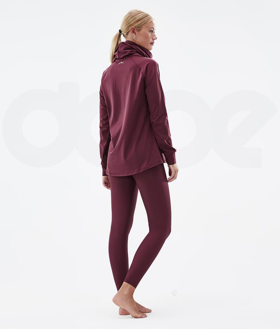 Dope Snuggle W 2X-Up Donna Maglia Termica Bordeaux | ITHK3890