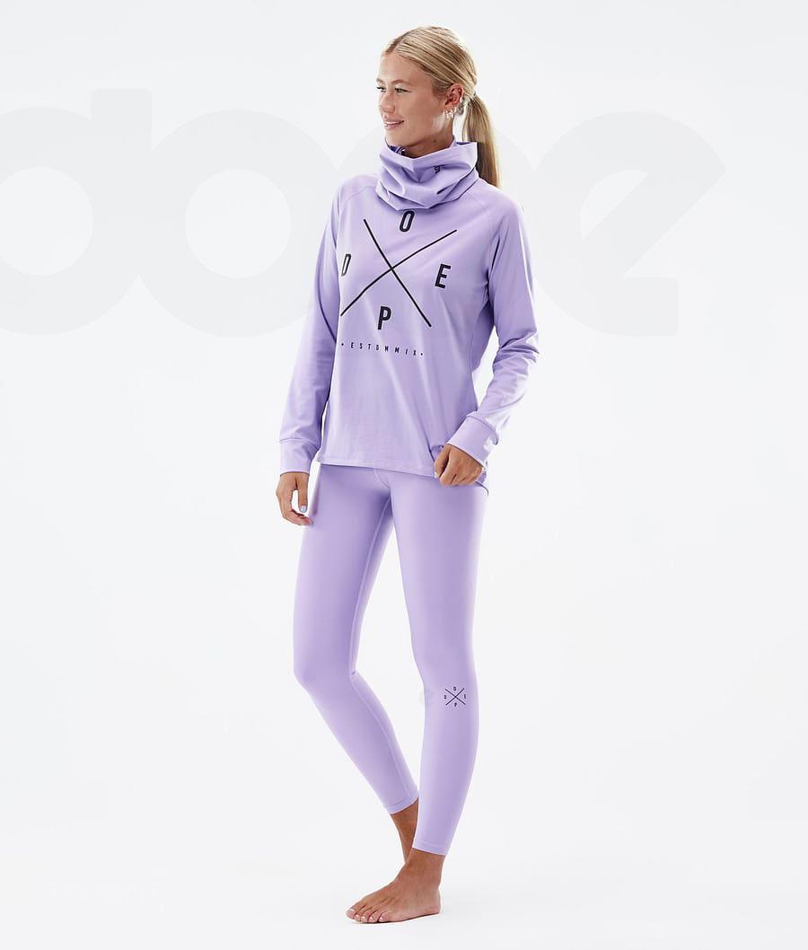 Dope Snuggle W 2X-Up Donna Pantaloni Termici Viola | ITNB3914