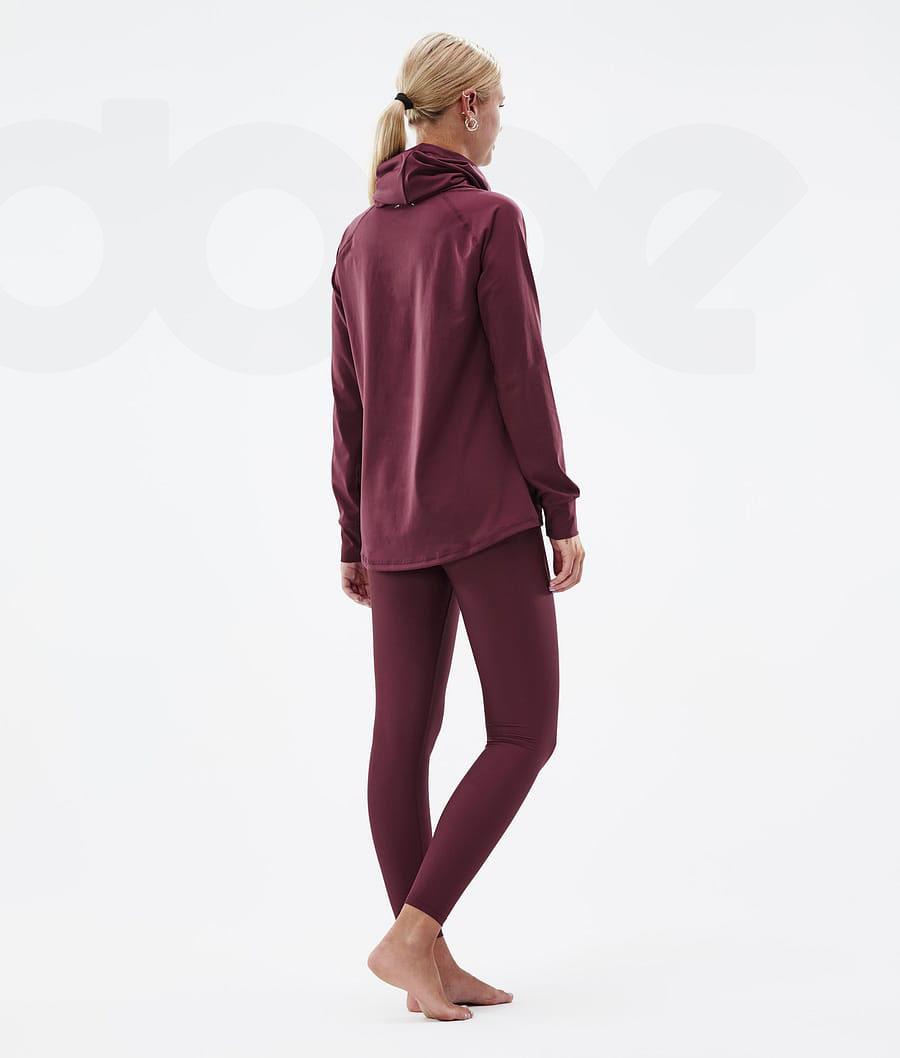 Dope Snuggle W 2X-Up Donna Pantaloni Termici Bordeaux | ITQZ3912