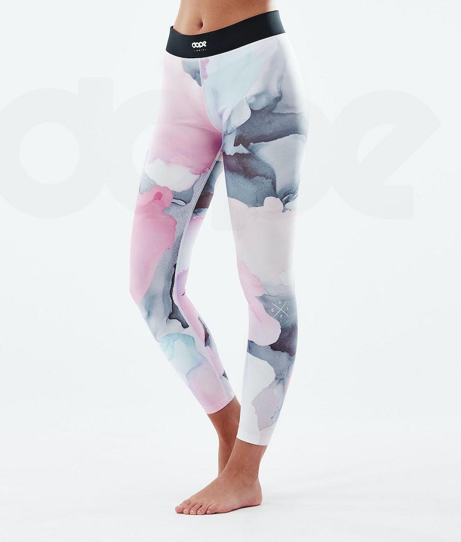 Dope Snuggle W 2X-Up Donna Pantaloni Termici Blu Colorate | ITRW3909