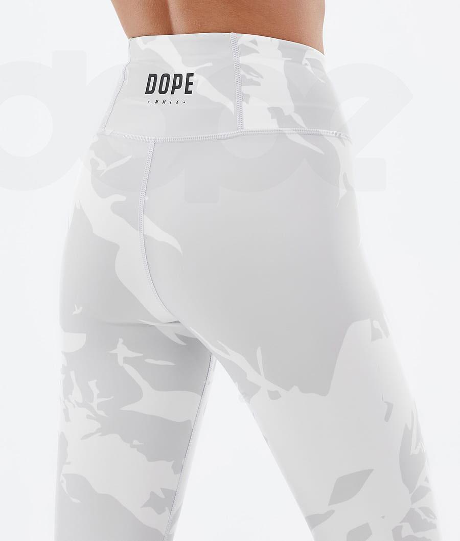 Dope Snuggle W 2X-Up Donna Pantaloni Termici Grigie Camouflage | ITUT3906