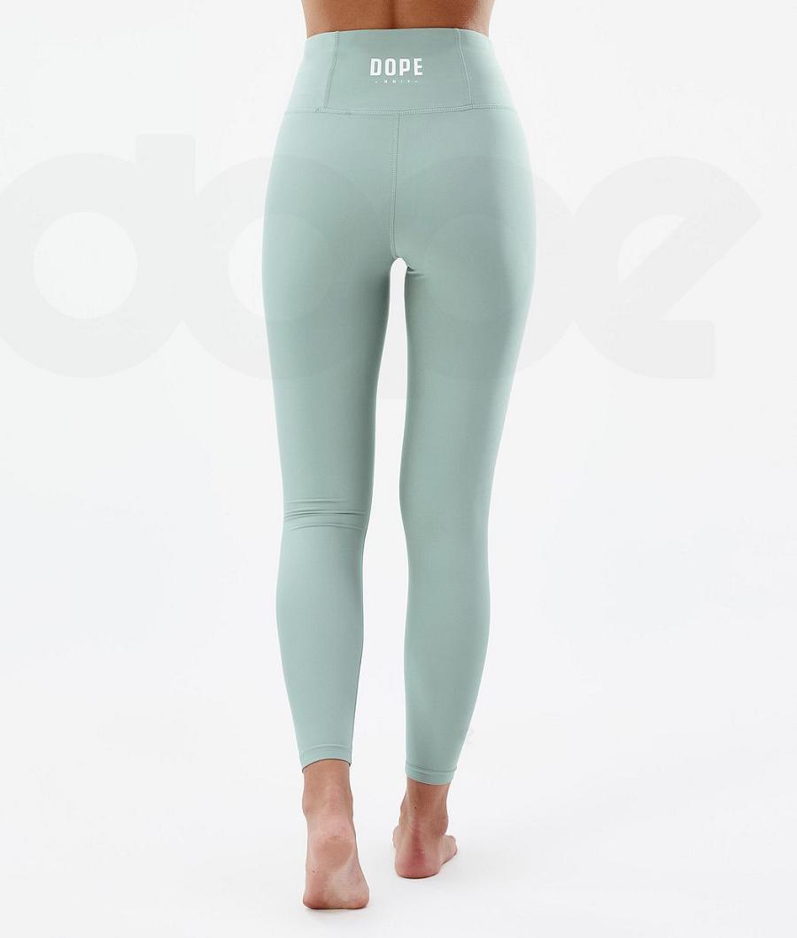 Dope Snuggle W 2X-Up Donna Pantaloni Termici Verdi | ITYU3907