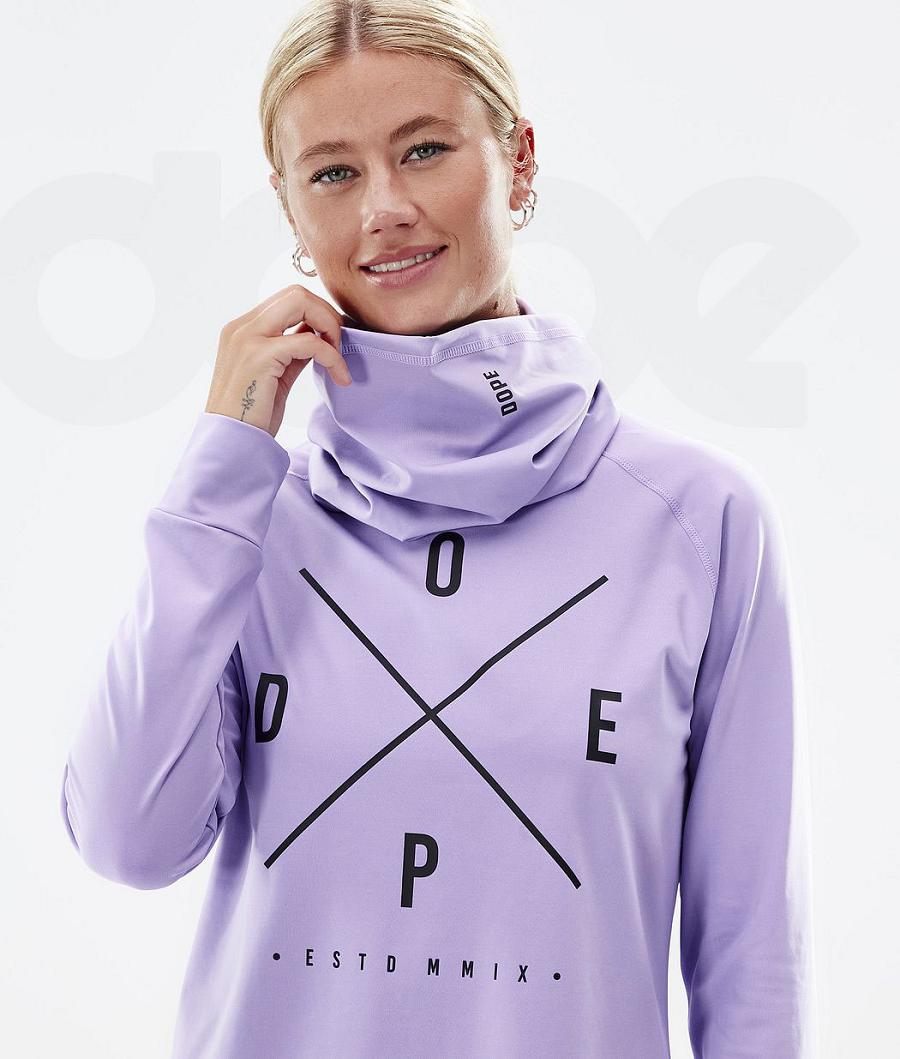 Dope Snuggle W 2X-Up Faded Donna Maglia Termica Viola | ITDN3900