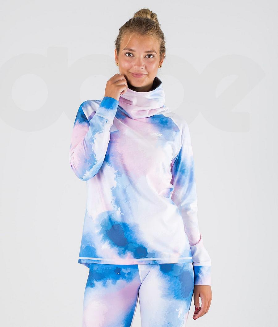 Dope Snuggle W OG Donna Maglia Termica Blu Colorate | ITPQ3903