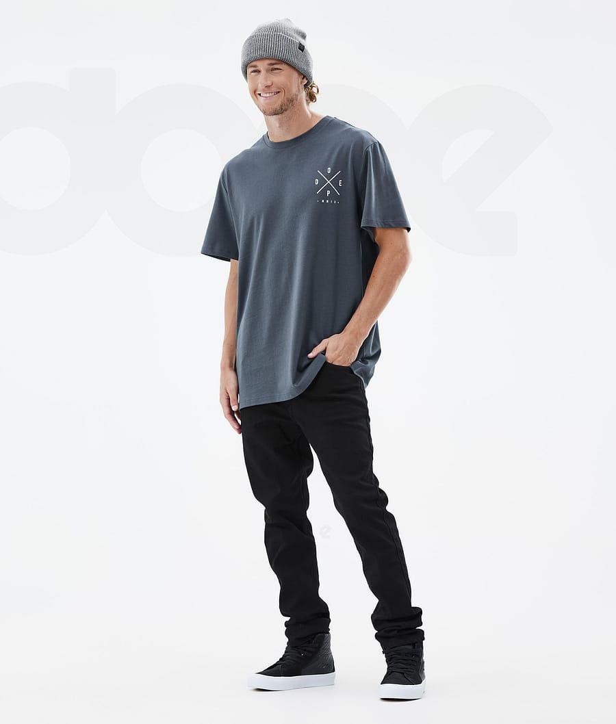 Dope Standard 2X-Up Uomo Magliette Blu | ITUT2987