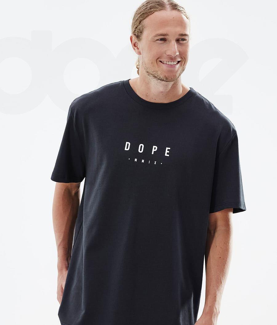 Dope Standard Peak Uomo Magliette Nere | ITRW2990