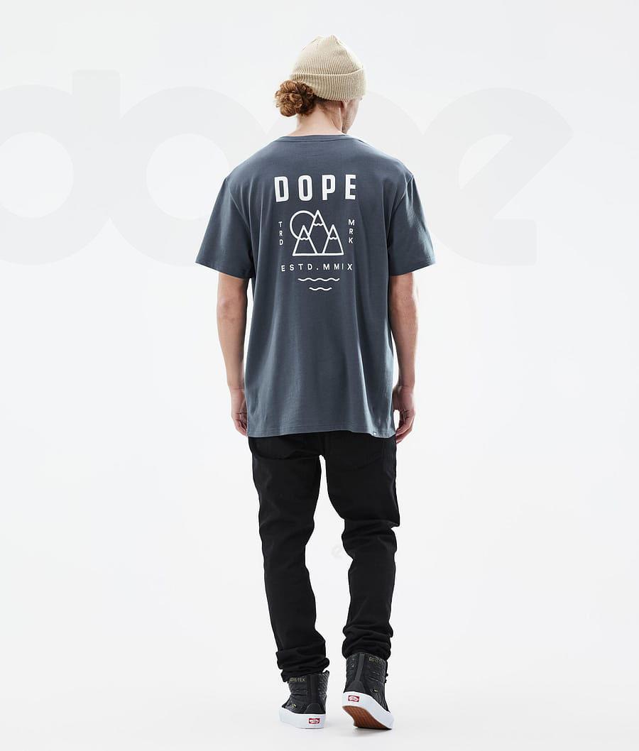 Dope Standard Summit Uomo Magliette Blu | ITGL2997