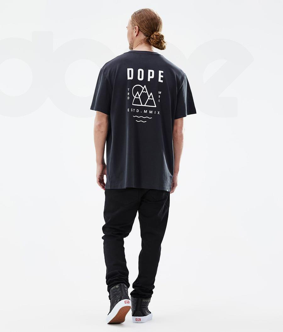 Dope Standard Summit Uomo Magliette Nere | ITFM2998