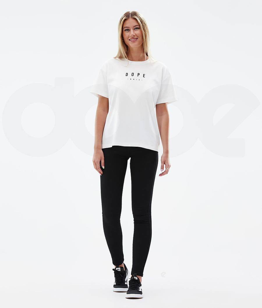 Dope Standard W Peak Donna Magliette Bianche | ITUT3777