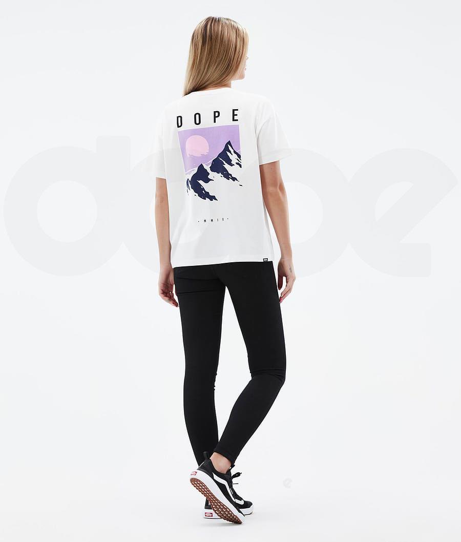 Dope Standard W Peak Donna Magliette Bianche | ITUT3777