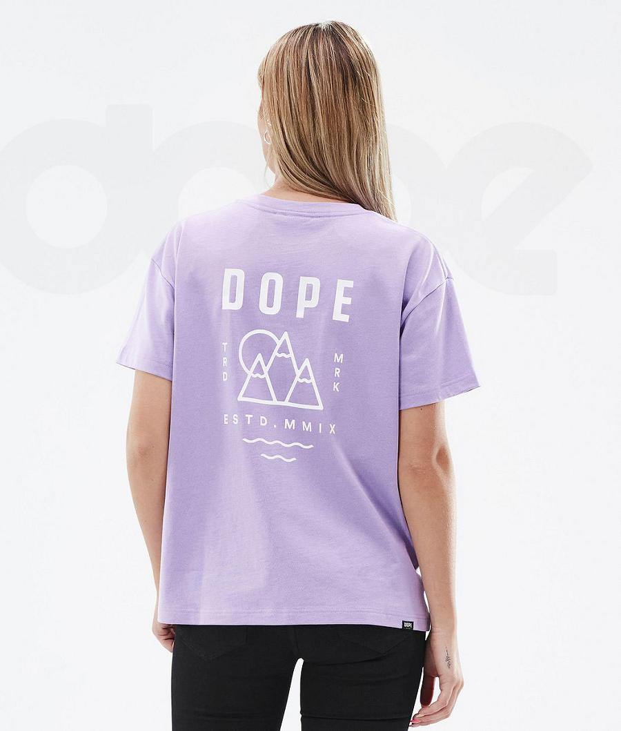 Dope Standard W Summit Donna Magliette Viola | ITQZ3783