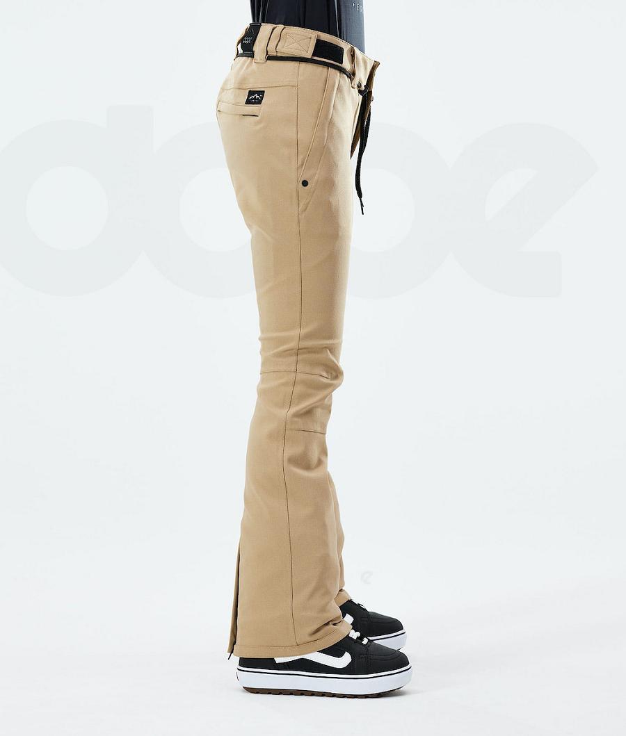 Dope Tigress W 2021 Donna Pantaloni Snowboard Khaki | ITNB3297