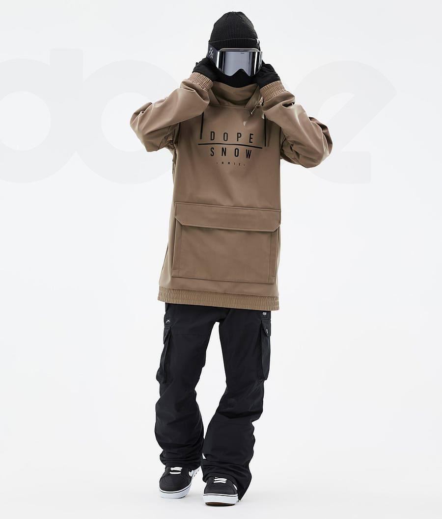 Dope Wylie DS Uomo Giacche Snowboard Caffè | ITWY2823