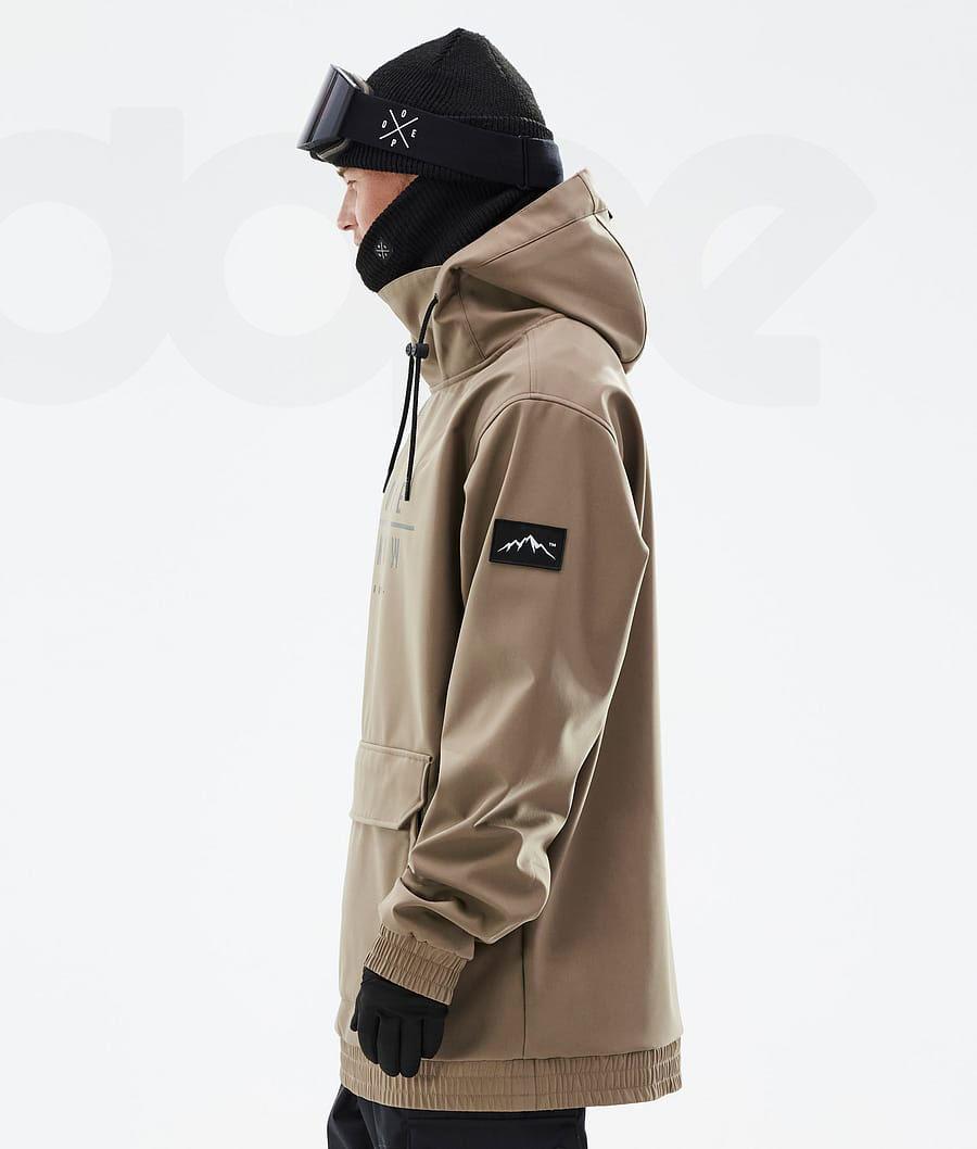 Dope Wylie DS Uomo Giacche Snowboard Caffè | ITWY2823