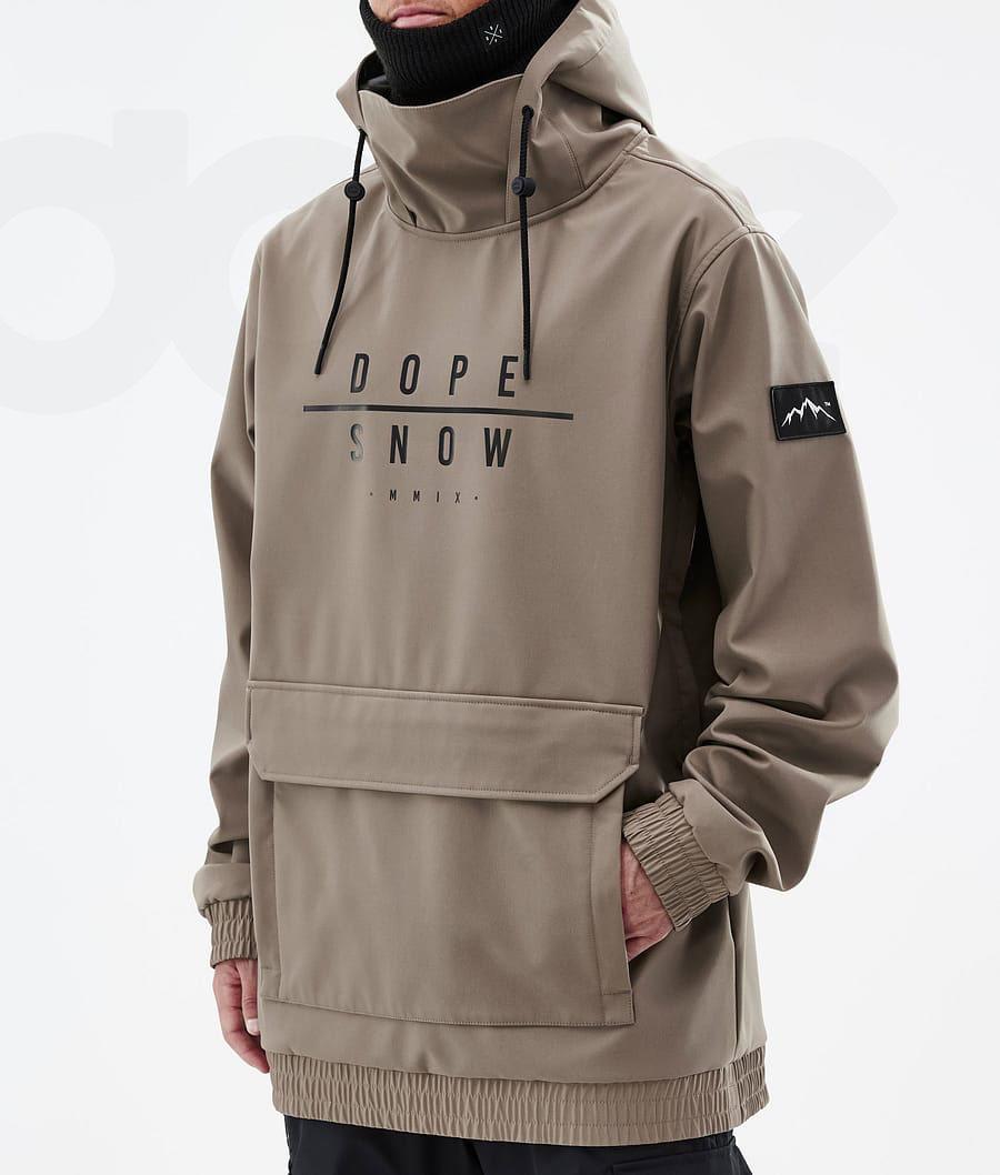 Dope Wylie DS Uomo Giacche Snowboard Caffè | ITWY2823