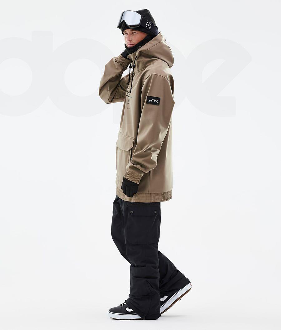 Dope Wylie DS Uomo Giacche Snowboard Caffè | ITWY2823