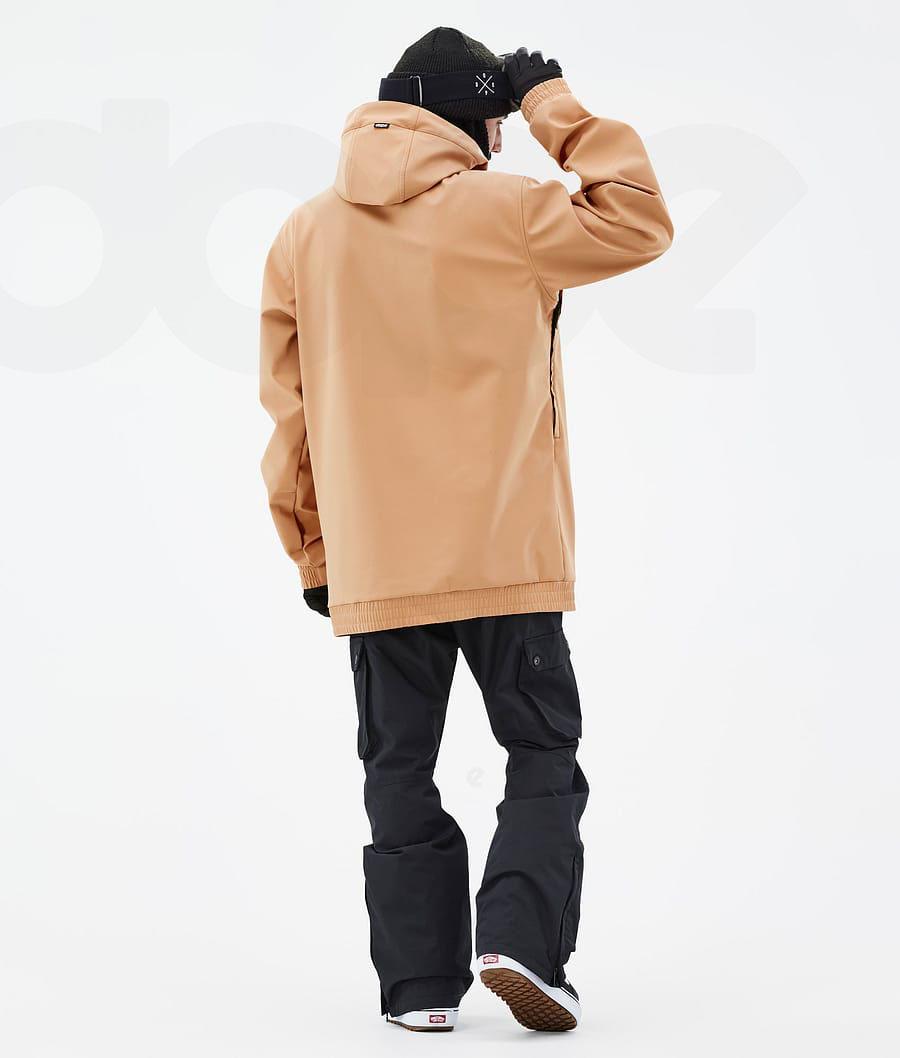 Dope Wylie DS Uomo Giacche Snowboard Khaki Gialle | ITEX2822