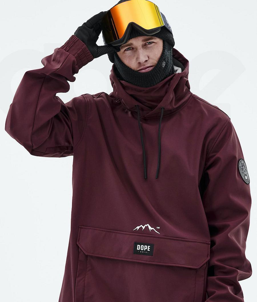 Dope Wylie Patch Uomo Giacche Snowboard Bordeaux | ITZG2831