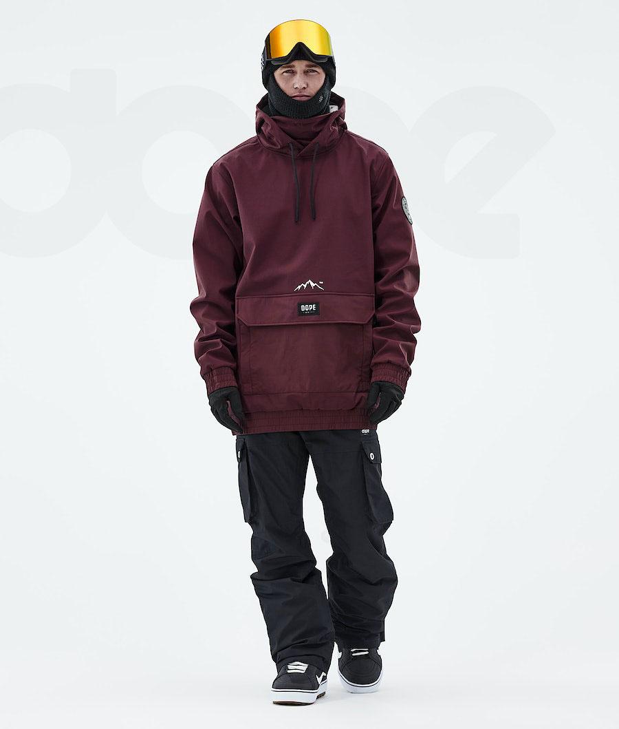 Dope Wylie Patch Uomo Giacche Snowboard Bordeaux | ITZG2831