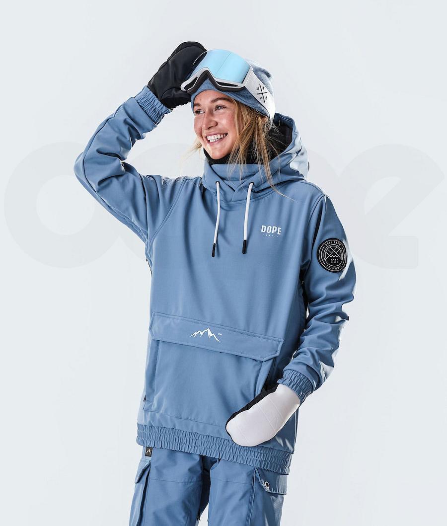 Dope Wylie W 10k Capital Donna Giacche Snowboard Blu Grigie | ITHK3508